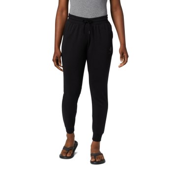 Dámské Kalhoty Columbia Logo French Terry Jogger Plus Size Černé EAVCWI413